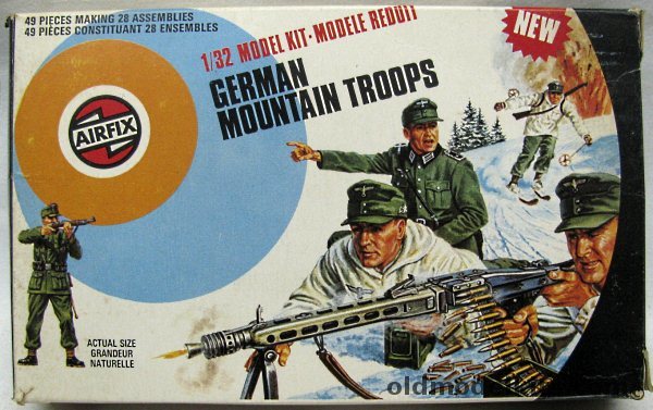 Airfix German Mountain Troops, 51468-0 plastic model kit